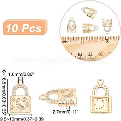 Messing Strass Anhänger&nbsp;FIND-WH0144-27KCG