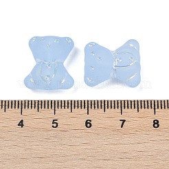 Perles en acrylique transparent mat&nbsp;X1-OACR-P029-20B-04