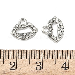 Legierung rhinestone-anhänger&nbsp;LS-ENAM-I073-04P-01