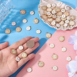 52pcs 2 Arten Legierungs-Emaille-Charms&nbsp;ENAM-TA0003-54