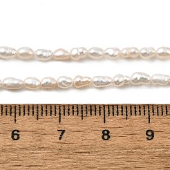 Fili di perle di perle d'acqua dolce coltivate naturali&nbsp;PEAR-I007-01J-01A