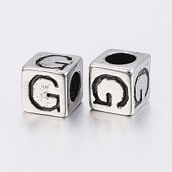 Perles européennes à gros trous en acier inoxydable 304&nbsp;LS-STAS-H428-01AS-G