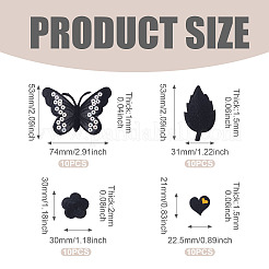 40 Stück 4 Stile Polyester-Stickgarn zum Aufbügeln/Aufnähen&nbsp;PATC-TA0001-45B