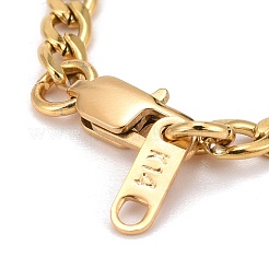 Bracciali con catene a maglie in acciaio inox 304&nbsp;BJEW-JB06272-01