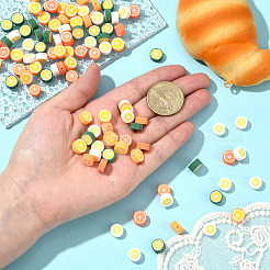 100pcs perles d'argile polymère faites à la main&nbsp;CLAY-YW0002-52C