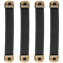 4 sac rectangulaire en cuir PU avec poignées&nbsp;DIY-CL0001-37B
