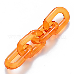 Transparentem Acryl Verknüpfung Ringe&nbsp;LS-OACR-S036-006A-J01
