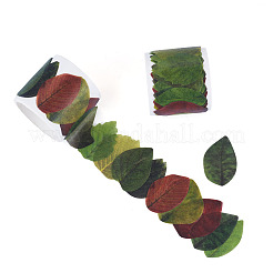 Adesivi in nastro di carta con foglie autunnali per la creazione di biglietti&nbsp;DIY-TAC0032-23D