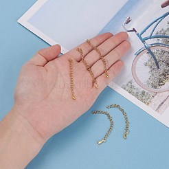 PVD-Vakuumbeschichtung 304 Edelstahl-Kettenverlängerung&nbsp;STAS-H558-22G
