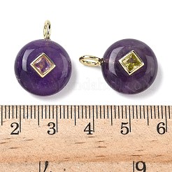 Natürlichen Amethyst Edelsteinanhänger&nbsp;G-I391-01G-12