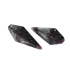 Pendenti in pietra di sangue africana naturale&nbsp;G-N362-22A
