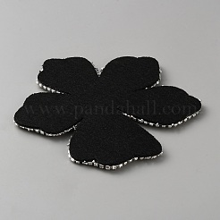 Parches para planchar o coser con hilo de bordar de fieltro y rhinestone&nbsp;PATC-WH0023-30B