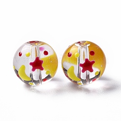 Perles en verre transparentes&nbsp;LAMP-B021-03A-09