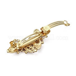 Haarspangen aus Legierung mit Strass und Emaille&nbsp;OHAR-B006-01G-03