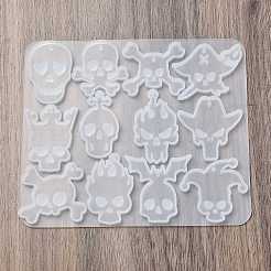 Moules en silicone pour pendentifs de la série Halloween&nbsp;SIL-B075-05E