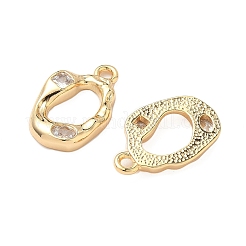 Pendenti in zirconi cubici trasparenti in micro pavè di ottone&nbsp;KK-S531-19G