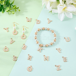 104 pièces 26 styles pendentifs en alliage de zinc&nbsp;FIND-SC0023-10