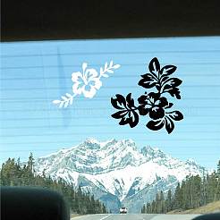 4 pièces 4 styles autocollants de voiture auto-adhésifs imperméables pour animaux de compagnie&nbsp;DIY-WH0308-225A-094