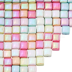 100 Stück UV-beschichtete undurchsichtige Acrylperlen&nbsp;PACR-PA0001-21
