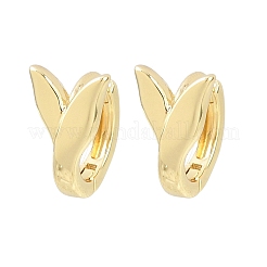 Boucles d'oreilles en laiton&nbsp;EJEW-D348-27G