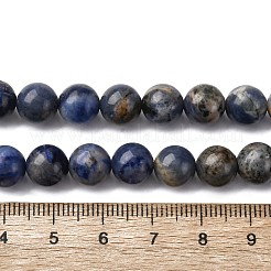 Natur Sodalith Perlen Stränge&nbsp;G-R015-B01-8mm