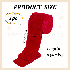 Ruban de polyester effiloché&nbsp;OCOR-WH0100-87F-01