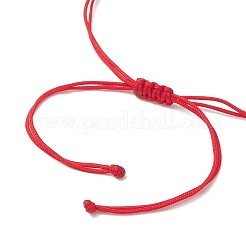 Pulseras trenzadas de cuentas de piedras preciosas naturales y conchas de cauri&nbsp;BJEW-MZ00318
