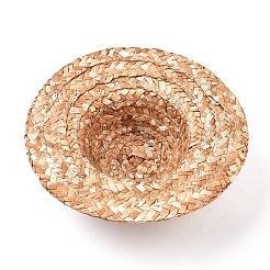 Chapeau de paille de poupée&nbsp;LS-DIY-WH0167-13E
