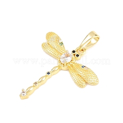 Messing micro pave klare zirkonia anhänger&nbsp;KK-F938-23F-G