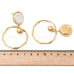 Pendientes colgantes de acero inoxidable 304&nbsp;EJEW-A158-08B-G