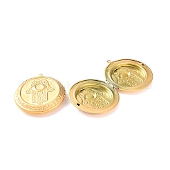 Pendentifs médaillons en acier inoxydable 304&nbsp;STAS-F139-001G