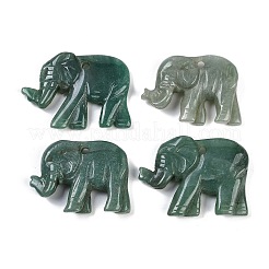 Pendentifs sculptés en aventurine verte naturelle/howlite/obsidienne flocon de neige/jaspe pictural&nbsp;G-K383-15