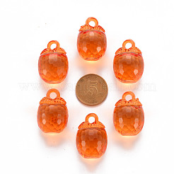 Pendentifs acryliques transparents sur le thème de l'automne&nbsp;TACR-T024-04B-921