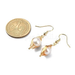 Perla naturale ciondola gli orecchini&nbsp;EJEW-JE05261