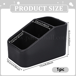 Scatole portaoggetti da scrivania in similpelle a 3 griglia&nbsp;CON-WH0095-233C