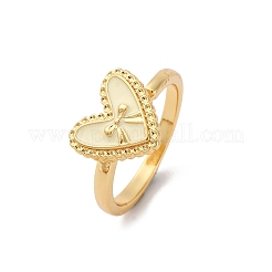 Anillos de dedo ajustables de acero inoxidable 304 esmaltados para mujer&nbsp;LS-RJEW-B131-02A