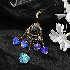 Décorations pendantes en verre&nbsp;HJEW-JM01579-03