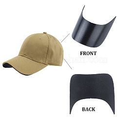 10 Stück PE-Kunststoff-Hutkrempe für Schirmmütze&nbsp;DIY-CP0013-58B