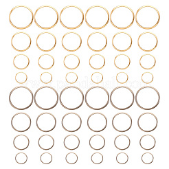 64 Stück 8 Stile 304 Edelstahl Verbindungsring&nbsp;STAS-CD0001-19