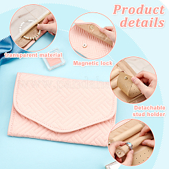 Pochette da viaggio pieghevole envolope in poliestere&nbsp;ABAG-WH0035-030C