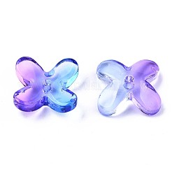 Perle di vetro verniciate a spruzzo trasparente&nbsp;X-GLAA-N035-012-C02