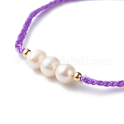 Ensembles de bracelets réglables en fil de nylon pour maman et fille&nbsp;BJEW-JB06528-04