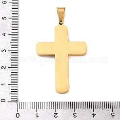 304 Edelstahl-Emaille-Anhänger&nbsp;STAS-E527-04G-A