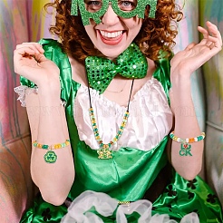 DIY-Schmuckherstellungsset zum St. Patrick's Day&nbsp;DIY-YW0013-15