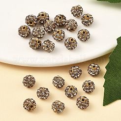 Polymer Ton Strass Perlen&nbsp;RB-H284-6MM-246