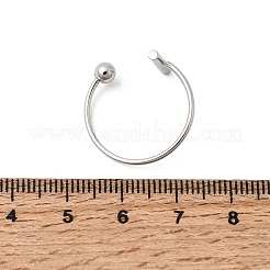 Offene Manschettenringe aus Edelstahl 304 für Damen&nbsp;RJEW-L338-01P