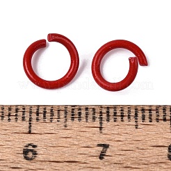 Sprühlackierte offene Biegeringe aus Eisen&nbsp;IFIN-T017-04B-16