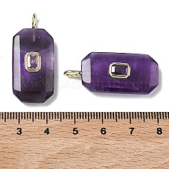 Natürliche Amethyst facettierte Anhänger&nbsp;G-F819-02G-03