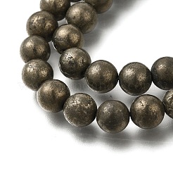 Fili di perline di pirite naturale&nbsp;G-H059-A01-01