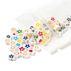 30 pz perline di vetro millefiori fatte a mano&nbsp;LAMP-FS0001-02A